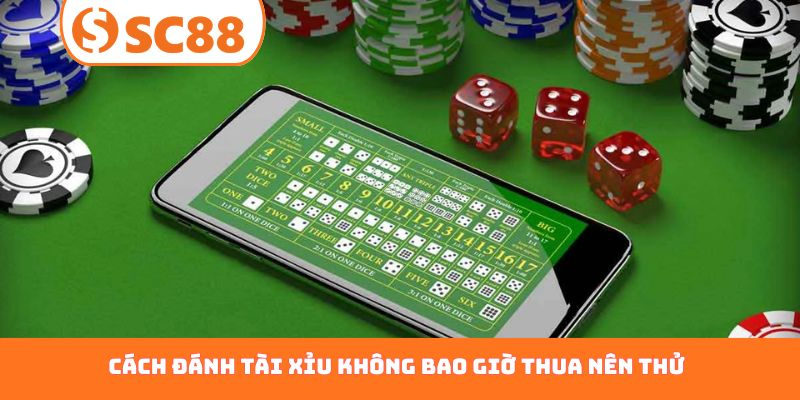 Cách đánh tài xỉu không bao giờ thua nên thử