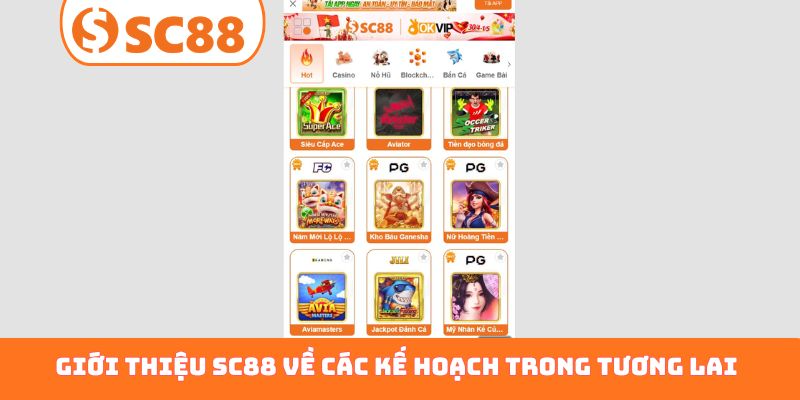 Giới thiệu SC88 về các kế hoạch trong tương lai