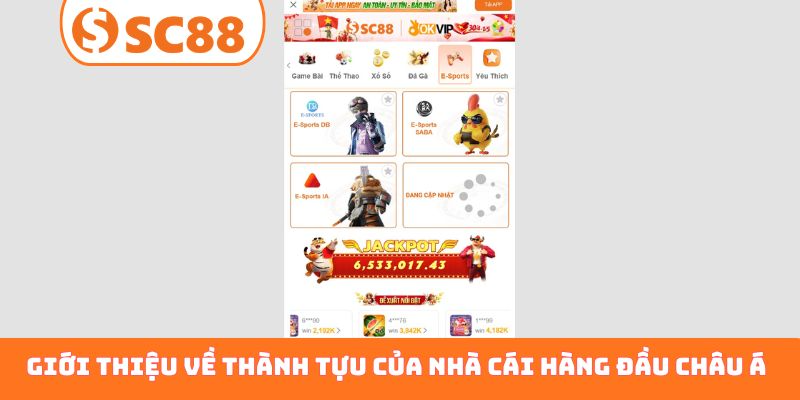 Giới thiệu về thành tựu của nhà cái hàng đầu châu Á